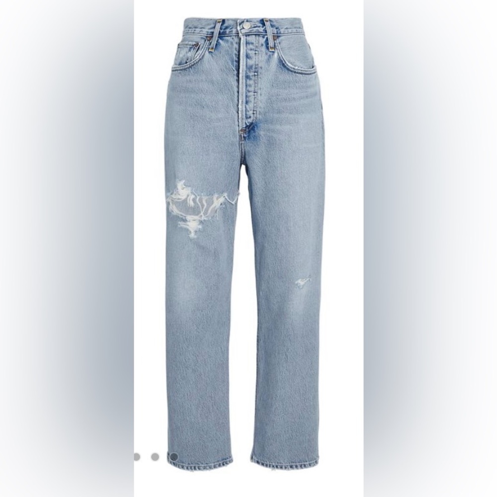 Agolde 90’s Crop Distressed Jeans